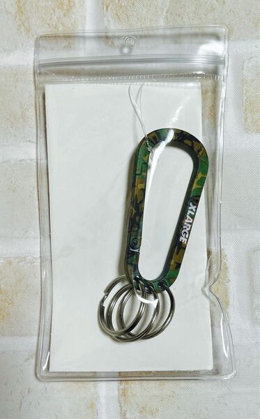 XLARGE LOGO CARABINER エクストララージ カラビナ キーリング 新品