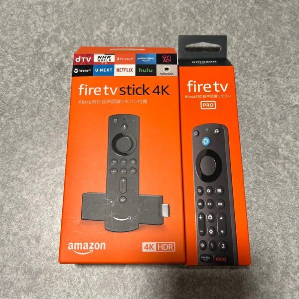 Amazon Fire TV Stick 4K第1世代proリモコン付き