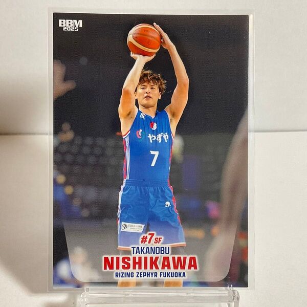 ライジングゼファー福岡 西川貴之 BBM Bリーグ 2024−25 レギュラーカード