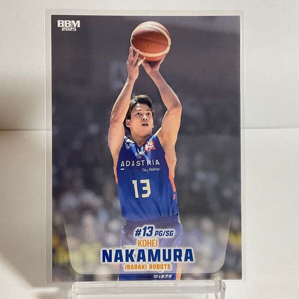 茨城ロボッツ 中村功平 BBM Bリーグ 2024−25 レギュラーカード