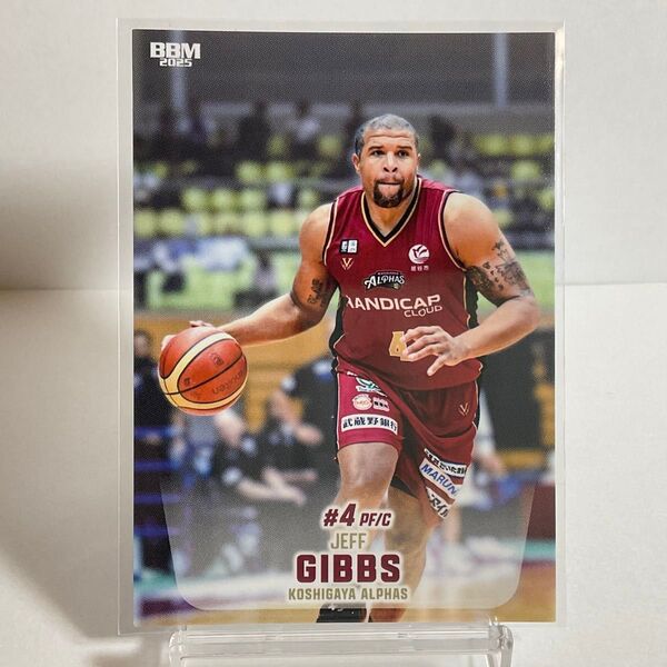 越谷アルファーズ ジェフ・ギブス BBM Bリーグ 2024−25 レギュラーカード