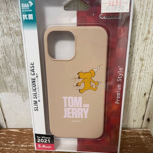 iPhone 13mini トムとジェリー シリコン素材 ソフトケース
