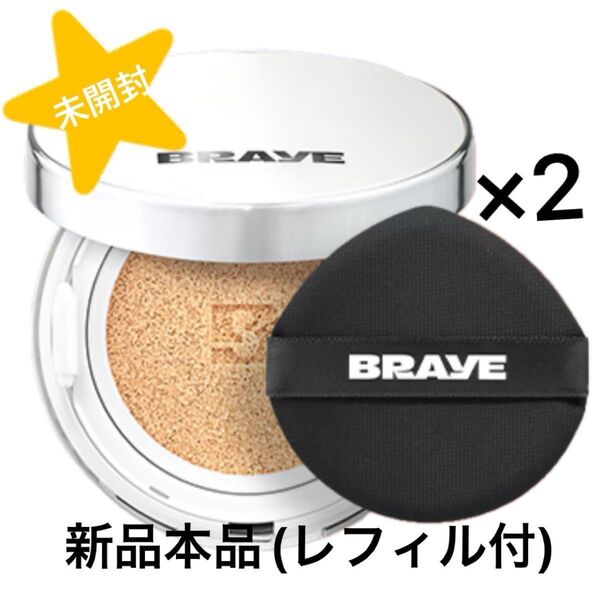 BRAYEエフォートレスクッションシンカバー 韓国コスメ カバーファンデーション UVカットSPF50+PA+++ レフィル有