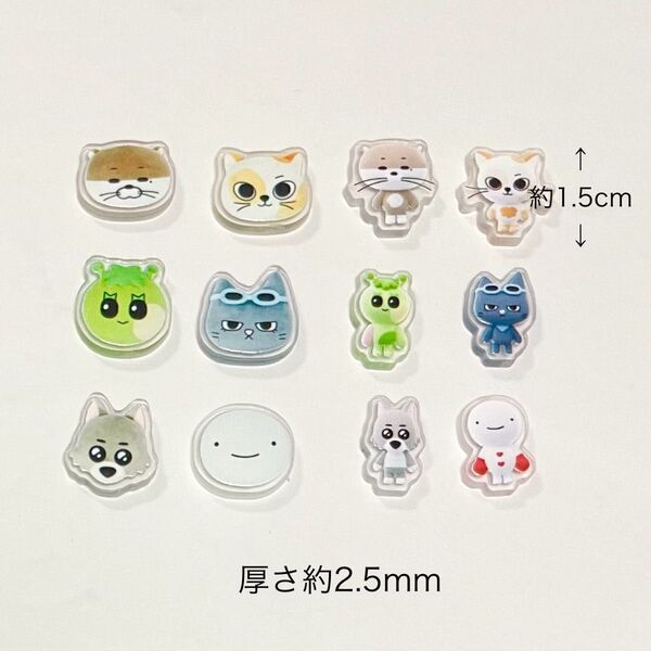 【数量限定】アクスタが入るスマホケース用 シャカシャカシェイカー用 アクリルパーツ BOYNEXTDOOR ボネクド セット C