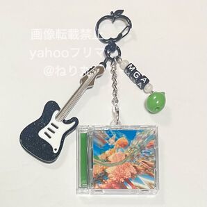 Mrs. GREEN APPLE ミセスグリーンアップル ギターキーホルダー ミニCDケース付き☆ ブラック