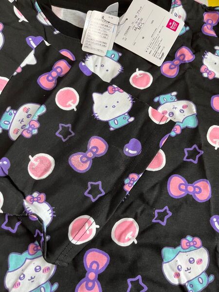 ちいかわ サンリオキャラクターズ アベイル 半袖Tシャツ キティ ハチワレ