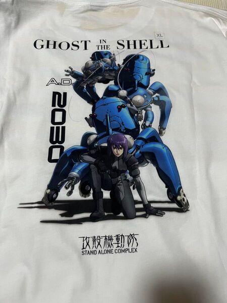 GU 攻殻機動隊 S.A.C バックプリント Tシャツ Lサイズ