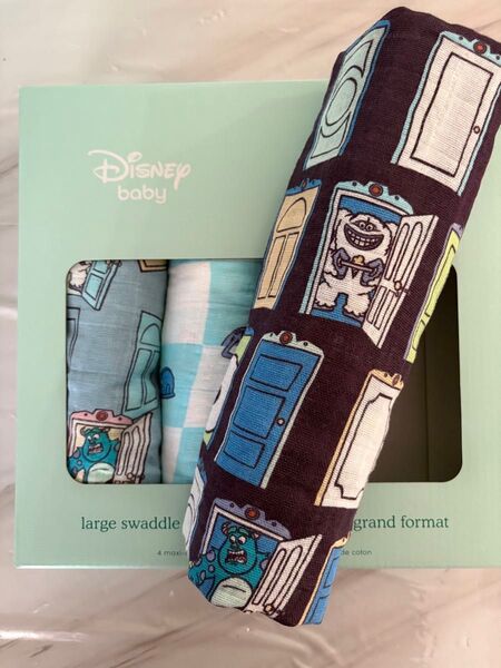 【11 】aden+anais エイデンアンドアネイ おくるみ Disneys モンスターズインク