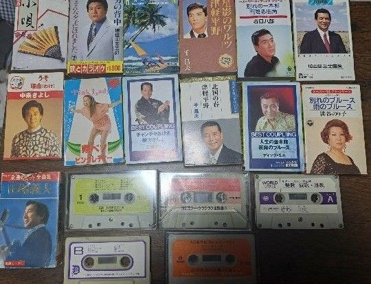 昭和歌謡曲 カセットテープ カセット 18種類 邦楽 まとめ売り 昭和 レトロ テープ 音楽 歌謡曲