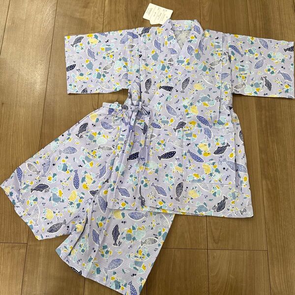 新品 浴衣 甚平 130