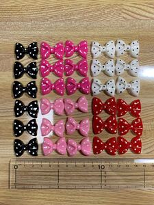 デコパーツ リボン 30個