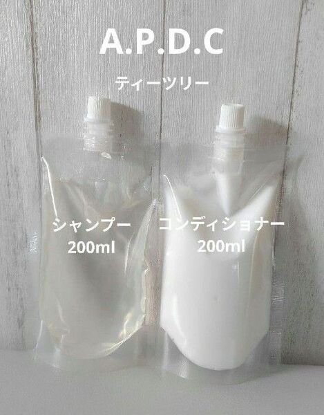 A.P.D.C ティーツリー シャンプー&コンディショナー 2個セット