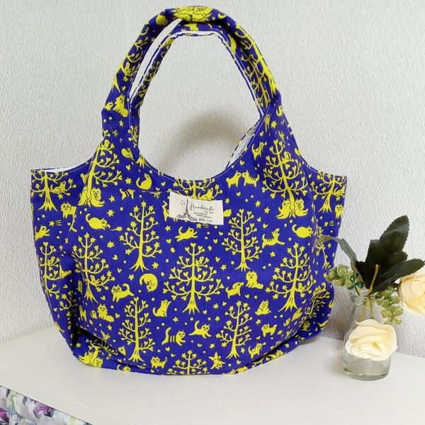 ふっくらコロリンバック。ハンドメイド。