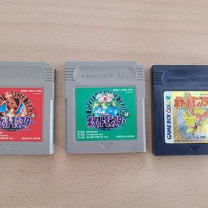 ゲームボーイ ソフトセット ポケットモンスター 赤 緑 金