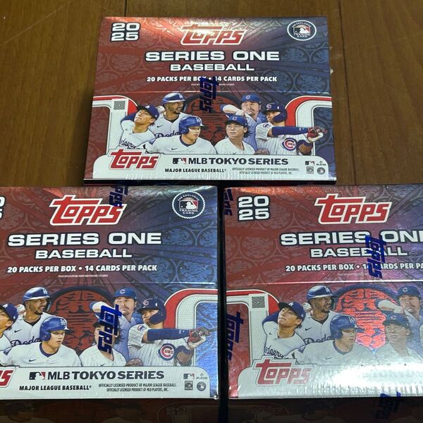 topps mlb tokyo series display box 3box