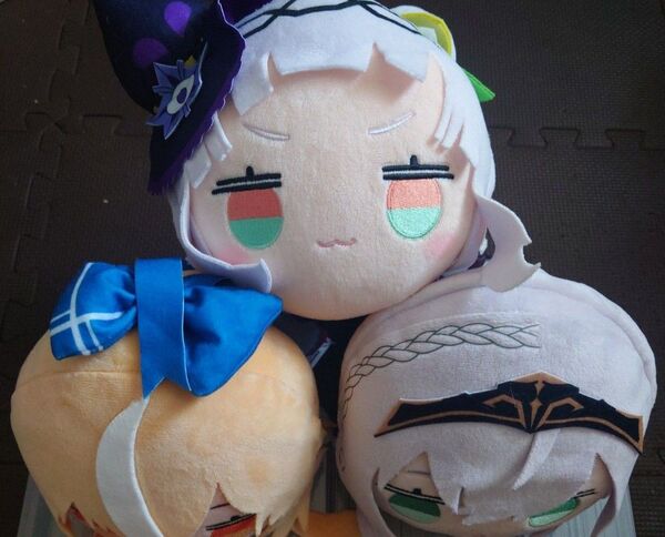 ホロライブ 寝そべり ぬいぐるみ 紫咲シオン 不知火フレア 白銀ノエル 3種類セット