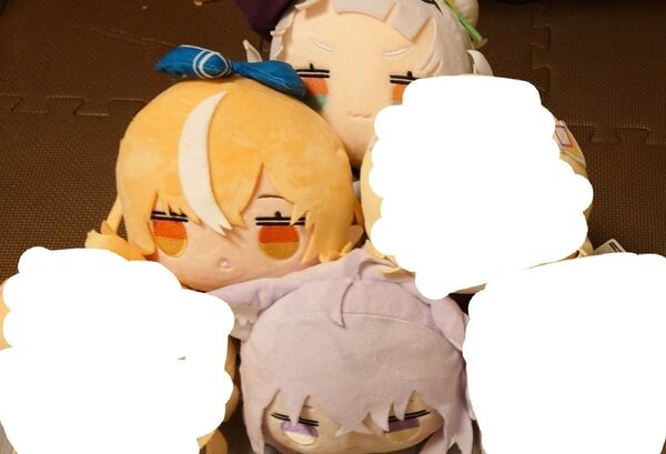 ホロライブ 寝そべり ぬいぐるみ 3種類 おかゆ フレア シオン