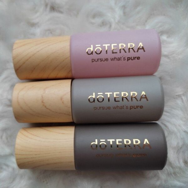ドテラ doTERRA ロールオンボトル 3本 バンブーキャップ