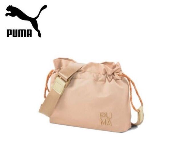 【美品】PUMA プーマ バッグ ドローストリングショルダーバッグ ショルダーバッグ ポシェット