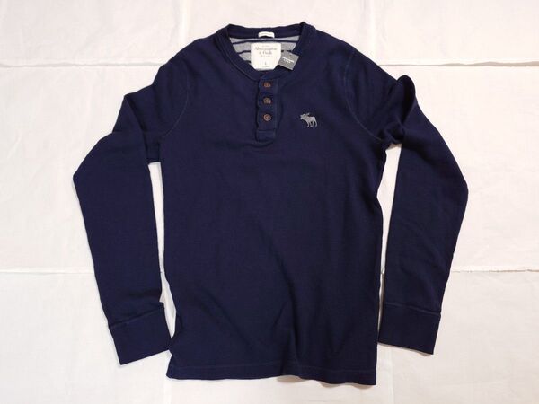 【未使用/希少】Abercrombie & Fitch (アバクロ) ワッフルシャツ L(日本M〜Lサイズ相当) タグ付き