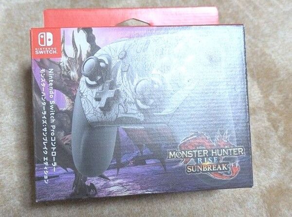 【任天堂純正品】Nintendo Switch Proコントローラー モンスターハンターライズ:サンブレイクエディション