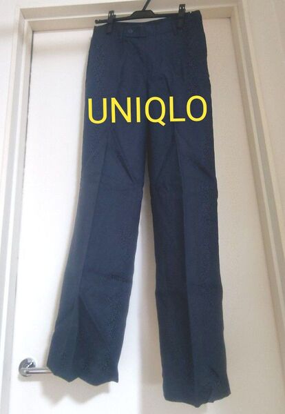 UNIQLO ユニクロ 麻100% ワイドパンツ 丈長め リネン100%