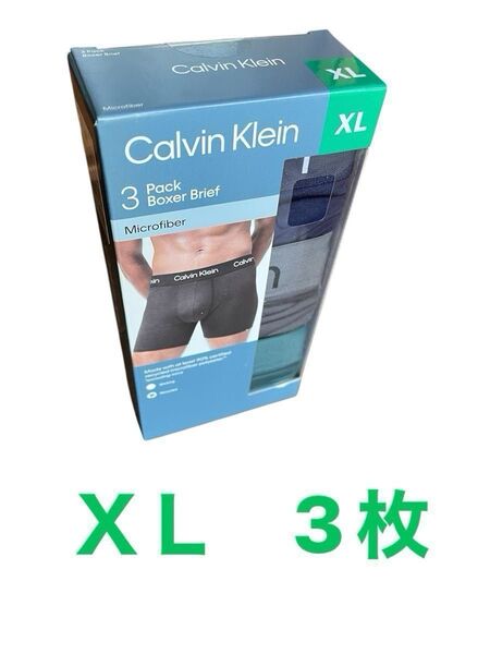 新品未使用 上質 カルバンクライン ボクサーパンツ X Lサイズ 3枚入り ブリーフ メンズ 下着 コストコ