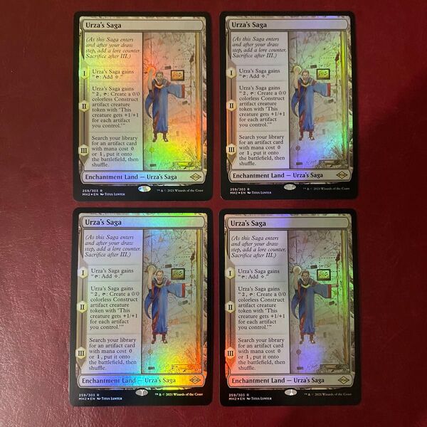 【MTG】ウルザの物語 foil 4枚 日本印刷版