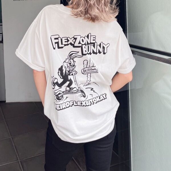 gyda FLEX ZONE BUNNYポケットBIG Tシャツ