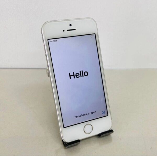 IphoneSE 大容量64GB シルバーSIMフリーバッテリー85%美品