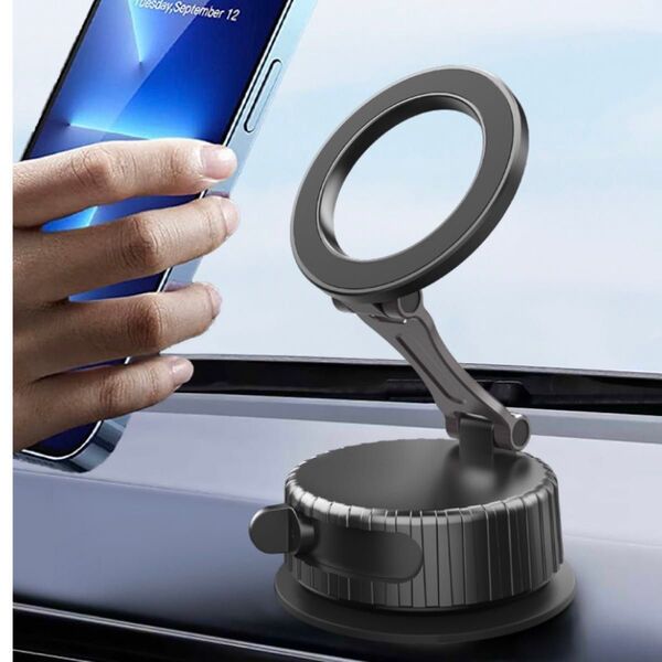 スマホスタンド 吸盤 真空吸盤 車載 マグセーフ スマホ 車 MagSafe マグネット 角度