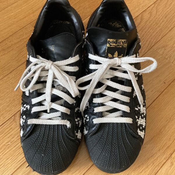adidas スーパースター 編み込み