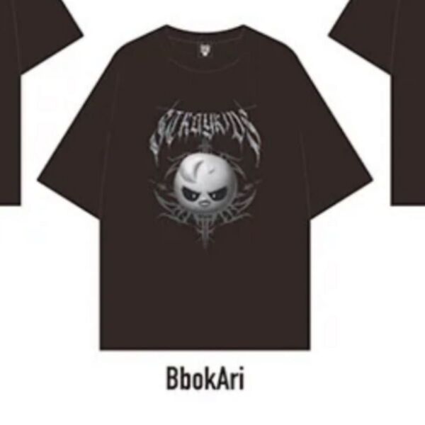 Straykids フィリックス ポガリ 半袖 Tシャツ SKZOO 闇T EVIL ブラック