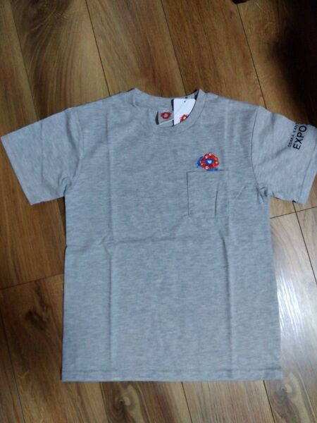 Tシャツ 120 グレー ミャクミャク 大阪万博 2025