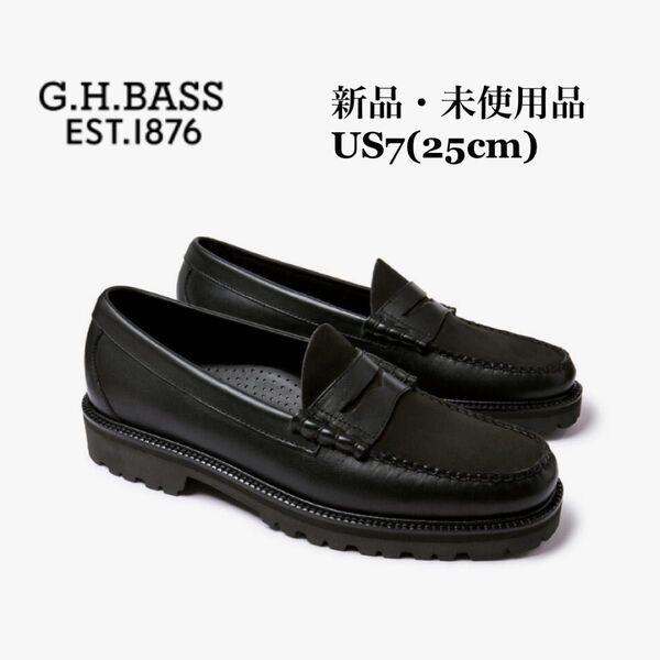 G.H.BASS ジーエイチバス WEEJUN 90 LARSON PENNY LOAFERS ラーソン ローファー ブラック
