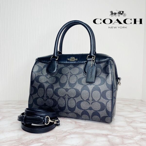 408 COACH コーチ シグネチャー ショルダーバッグ ハンドバッグ
