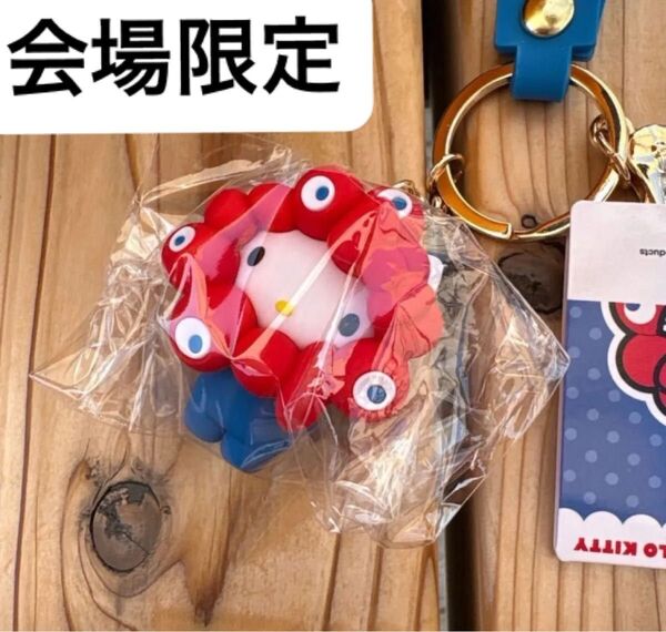 大阪万博 関西万博 会場限定品 ハローキティ 立体マスコットストラップ ミャクミャク キーホルダー EXPO2025