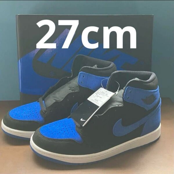 新品 NIKE (ナイキ) AIR JORDAN 1 RETRO HIGH OG ROYAL BLUE27cm (US9)