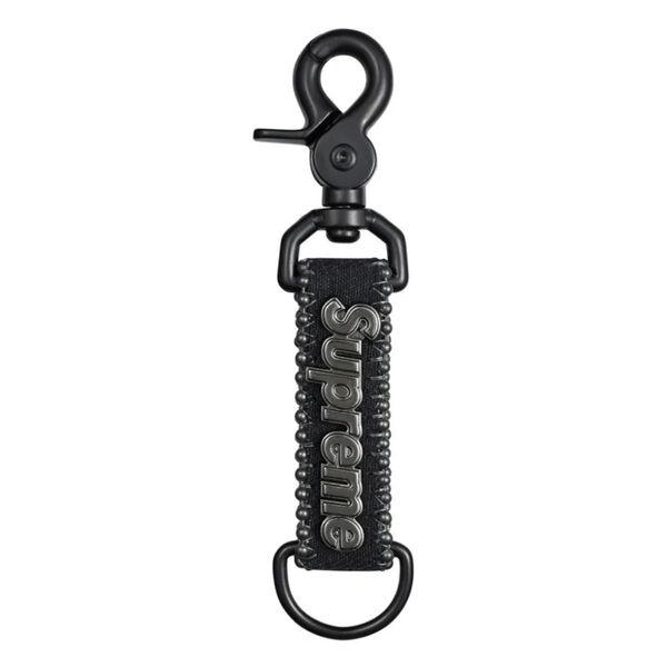 Supreme x b.b Simon Denim Keychain Black