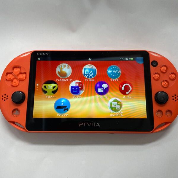 【ジャンク品】ps vita2000本体 オレンジ