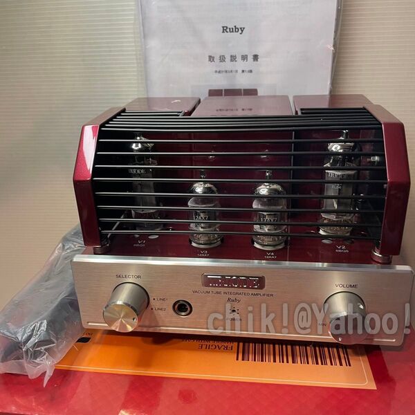 triode ruby 真空管アンプ トライオード ホームオーディオ ピュアオーディオ プリメイン ヘッドホン AMP TUBE