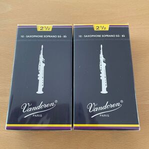 Vandorenバンドーレン/traditionalトラディショナル/リード ソプラノサックス用 2半 1/2 2箱