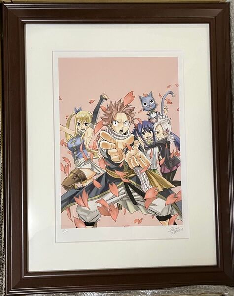 フェアリーテイル 原画展 版画 原作者直筆サイン入り 完全受注生産品