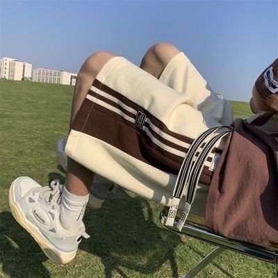 【新入荷】韓国 ストリート ロゴ メンズ ハーフパンツ 新品 モード