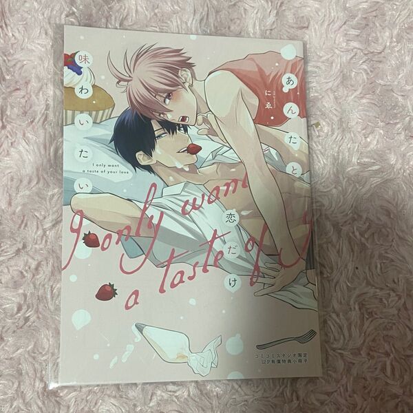 にゑ先生 あんたと恋だけ味わいたい コミコミ特典小冊子