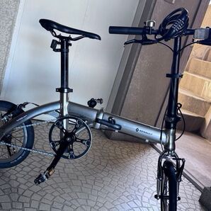 RENAULT PLATINUM LIGHT6折りたたみ超美品自転車 プラチナシルバー