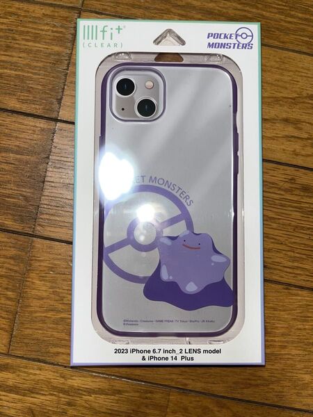 iPhone 15Plus 14Plus スマホケース IIIIfi+ clear メタモン