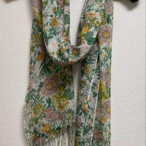 【美品】ELLE ストール ショール スカーフ