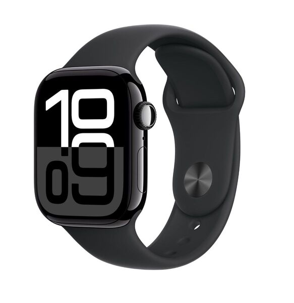 Apple Watch Series 10 42mm ジェットブラック S/M