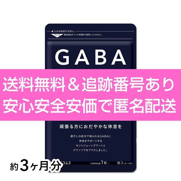 約3ヶ月分 90粒入り GABA ギャバ シードコムス サプリメント